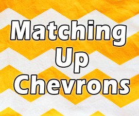 matching up chevrons